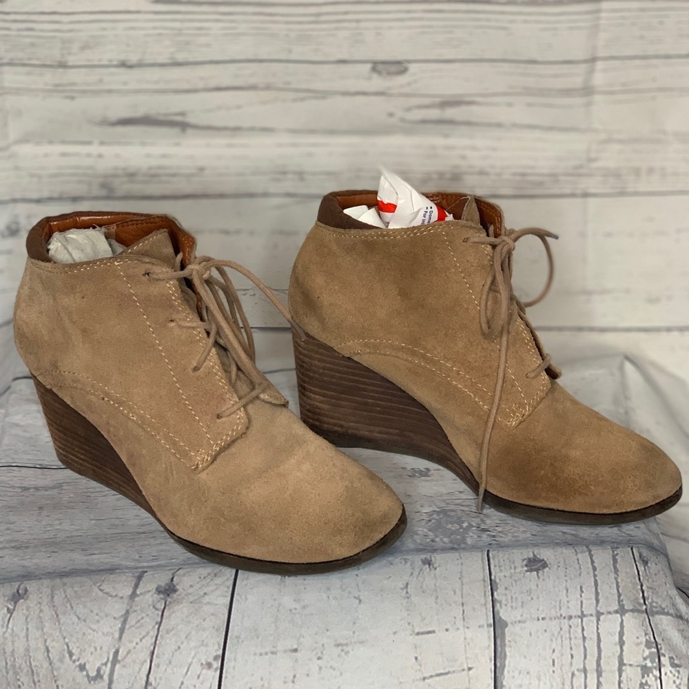 Lucky Brand Sumba Suede Booties